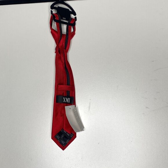 New Von Maur XMI Red Zip Neck Tie 11"Formal Wedding Event (Boys 4-7) - Picture 6 of 8